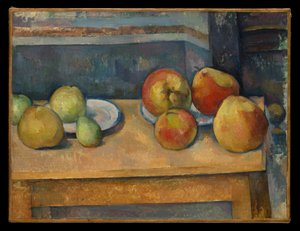 Asetelma omenoista ja päärynöistä tekijältä Paul Cézanne