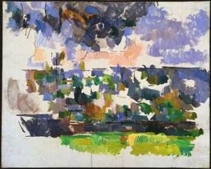 Les Lauvesin puutarha tekijältä Paul Cézanne