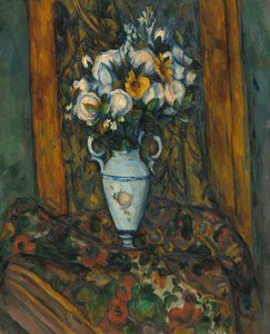Maljakko kukkia tekijältä Paul Cézanne