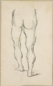 Luca Signorellin jälkeen: jalkojen tutkimus, n. 1883-1886 tekijältä Paul Cézanne