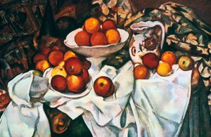 Omenat ja appelsiinit, 1895-1900 tekijältä Paul Cézanne
