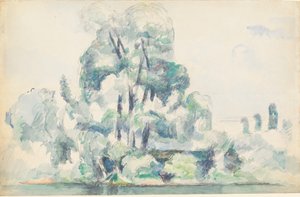 Seinen ranta Médanissa, 1880-1885. tekijältä Paul Cézanne