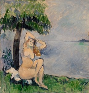 Uimassa Meren rannalla tekijältä Paul Cézanne