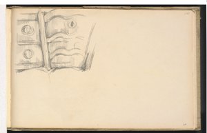 Tuoli ja lipasto tekijältä Paul Cézanne
