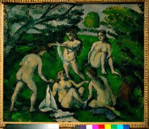Viisi uimaria tekijältä Paul Cézanne
