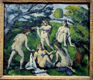 Paul Cezannen maalaus Five Bathers tekijältä Paul Cézanne