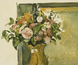Kukkia maljakossa tekijältä Paul Cézanne