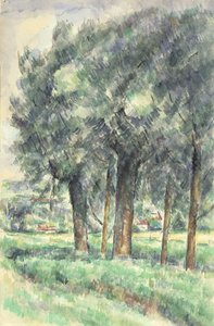 Puuryhmä, 1877-80 tekijältä Paul Cézanne