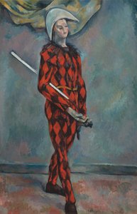 Harlekiini, 1888-1890. tekijältä Paul Cézanne