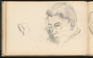 Pojan pää tekijältä Paul Cézanne