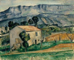 Talo Provencessa, 1886-1890 tekijältä Paul Cézanne