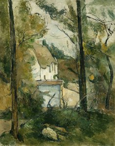 Talo puissa, Auvers; House In The Trees, Auvers, 1879 tekijältä Paul Cézanne