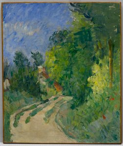La Route tournante aluskasvillisuudessa tekijältä Paul Cézanne