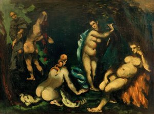 Pyhän Antoniuksen kiusaus tekijältä Paul Cézanne