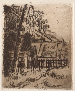 Maisema Auversissa, 1873 tekijältä Paul Cézanne