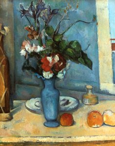 Sininen maljakko, 1889-1890 tekijältä Paul Cézanne