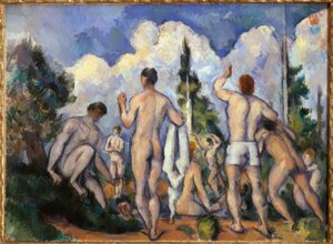 Les Baigneurs tekijältä Paul Cézanne