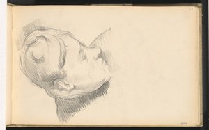 Madame Cézanne pää alhaalla tekijältä Paul Cézanne