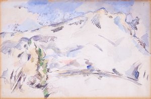 Mont Sainte-Victoire (Sainte-Victoire-vuori) tekijältä Paul Cézanne