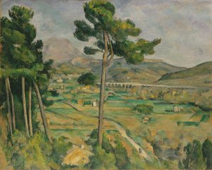 Mont Sainte-Victoire ja Arc River Valleyn maasilta, 1882-85.