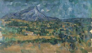 Mount Sainte-Victoire, n. 1902-6. tekijältä Paul Cézanne
