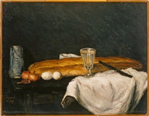 Nature morte: Le Pain et les Oeufs tekijältä Paul Cézanne