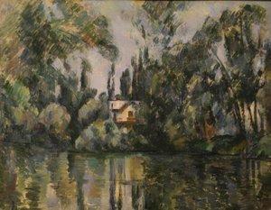P.Cézanne, Haus am Ufer der Marne tekijältä Paul Cézanne