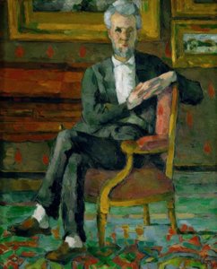 Chocquetin muotokuva tekijältä Paul Cézanne