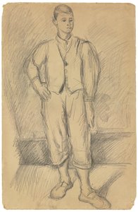 Taiteilijan pojan muotokuva; Taiteilijan pojan muotokuva, n. 1875-1885 tekijältä Paul Cézanne