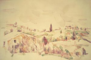 Provencen maisema tekijältä Paul Cézanne