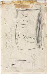 Luonnos rouva Cézannesta (käänteinen) tekijältä Paul Cézanne
