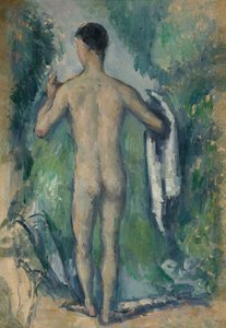 Seisova uimari, takaa katsottuna, 187982. tekijältä Paul Cézanne