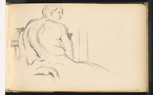 Tutkimus Pugetin "Hercules Resting" -kirjasta tekijältä Paul Cézanne