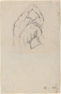 Tutkimus "Ecorchésta" [recto] tekijältä Paul Cézanne