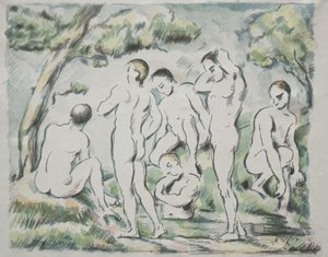 Uimarit tekijältä Paul Cézanne