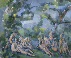 The Bathers, 1899-1904 tekijältä Paul Cézanne