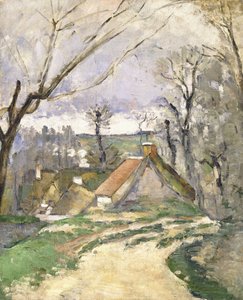 Auversin mökit, 1872-73 tekijältä Paul Cézanne