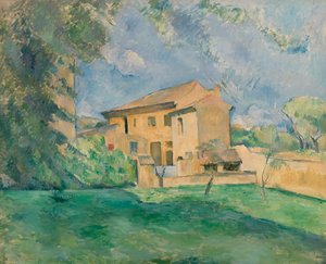 Maatila Jas de Bouffanissa tekijältä Paul Cézanne