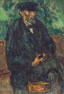Puutarhuri Vallier, 1906 tekijältä Paul Cézanne