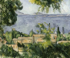 l"Estaquen katot, 1883-85 tekijältä Paul Cézanne