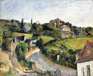 Mutkainen tie, n. 1877 tekijältä Paul Cézanne
