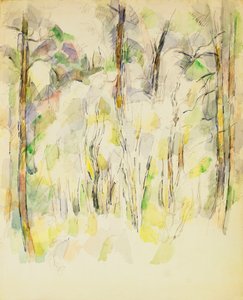 Woodland Scene, noin 1900-1904 tekijältä Paul Cézanne