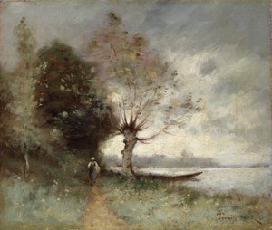 Loiren pankki lähellä Chouzea, 1893.