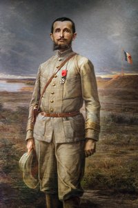 yksityiskohta maalauksesta "" Commander Marchand"" (Jean Baptiste - Jean-Baptiste Marchand