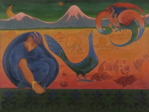 Nabicin maisema, 1890. tekijältä Paul Elie Ranson