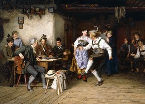 Weinstuben sisäpuoli (öljy kankaalle) tekijältä Paul Felgentreff