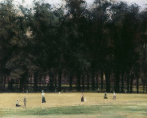 Kensington Gardens (öljy kankaalle)