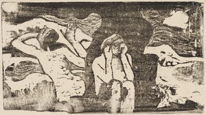 Black Rocksissa Aux roches noires vuonna 1895 tai sen jälkeen. tekijältä Paul Gauguin