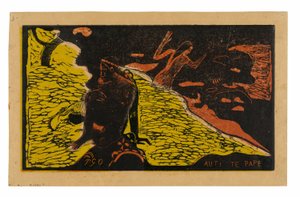 Auti te pape (Naiset joella), Noa Noa -sviitistä tekijältä Paul Gauguin