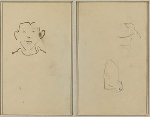 Pojan kasvot; Kaksi lammasta [versio] tekijältä Paul Gauguin